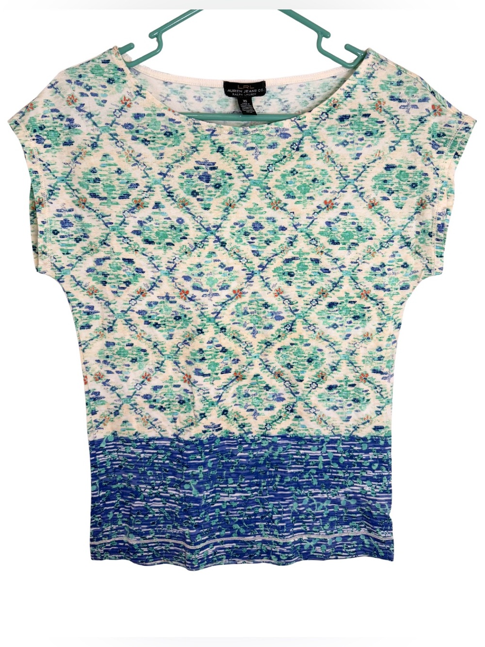 3/$20 Lauren Ralph Lauren Short Sleeve Round Neck Shirt Size XS